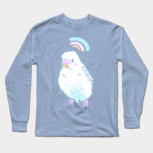 Sweet White Budgie Long Sleeve T-Shirt